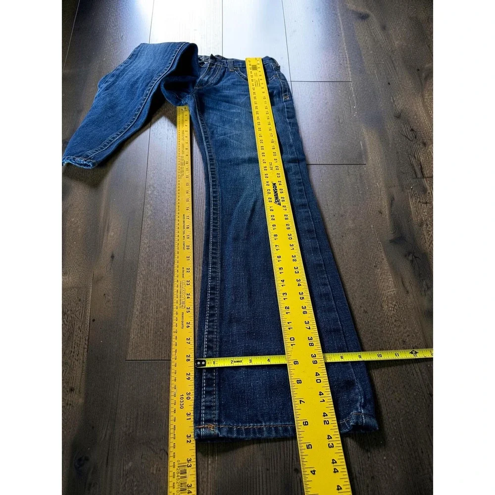 Ariat M5 Low Rise Straight Leg Jeans Mens 30x34 Blue 100% Cotton Western Cowboyr